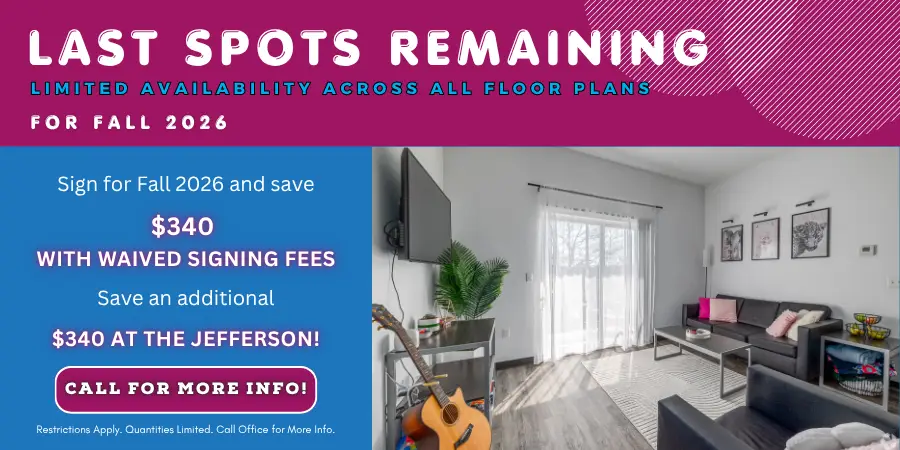 Elevate Student Living Limited Availability