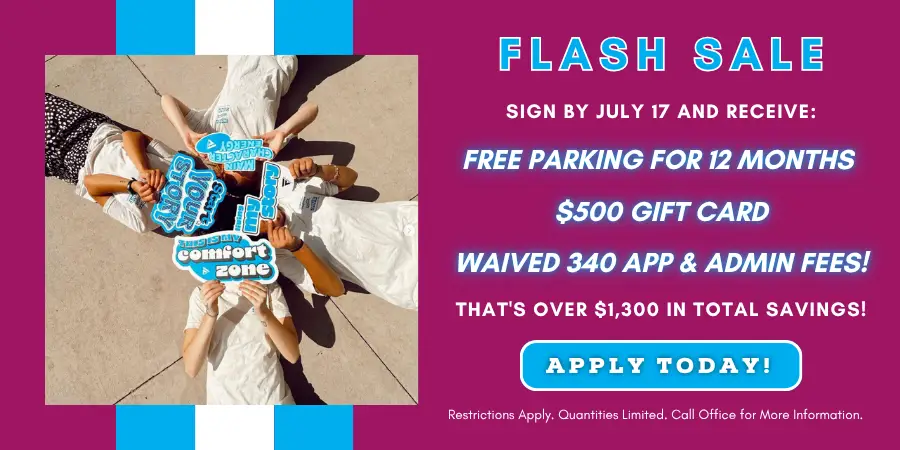 Elevate FREE PARKING + $500 GC + WAIVED FEES